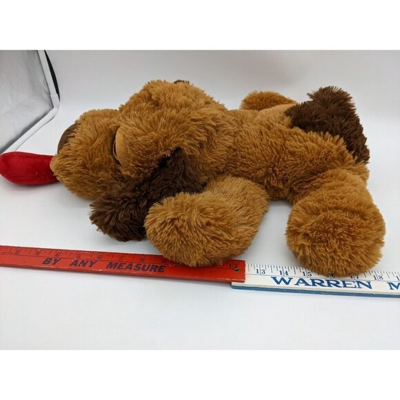 Hug & Luv dog plush I love you  tongue  17 in brown  floppy - Picture 9 of 9
